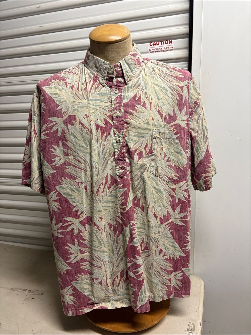 Vintage Cooke Street Men's Short-Sleeve Aloha Tropical Shirt 2XL